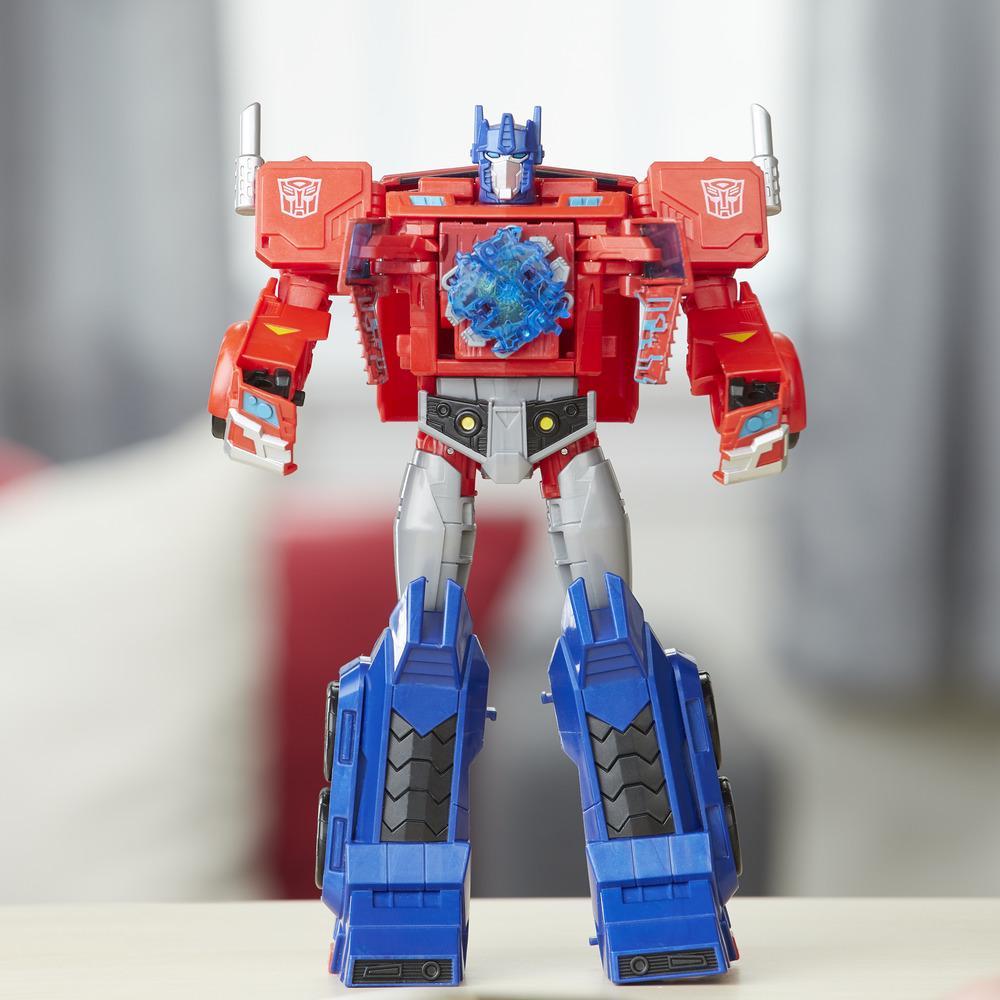 Hasbro Transformers Cyberverse Ultimate Class Optimus Prime Action Figure ฮาสโบร ทรานสฟอเมอร์ส ไซเบอร์เวิร์ส อัลติเมต คลาส หุ่นยนต์ออพติมัส ไพรม์ ขนาด 11.5 นิ้ว ลิขสิทธิ์แท้