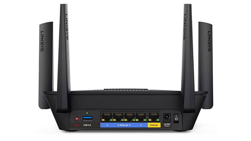 ขายถูก LINKSYS EA8300 MAX-STREAM MU-MIMO TRI-BAND AC2200 GIGABIT WI-FI ROUTER