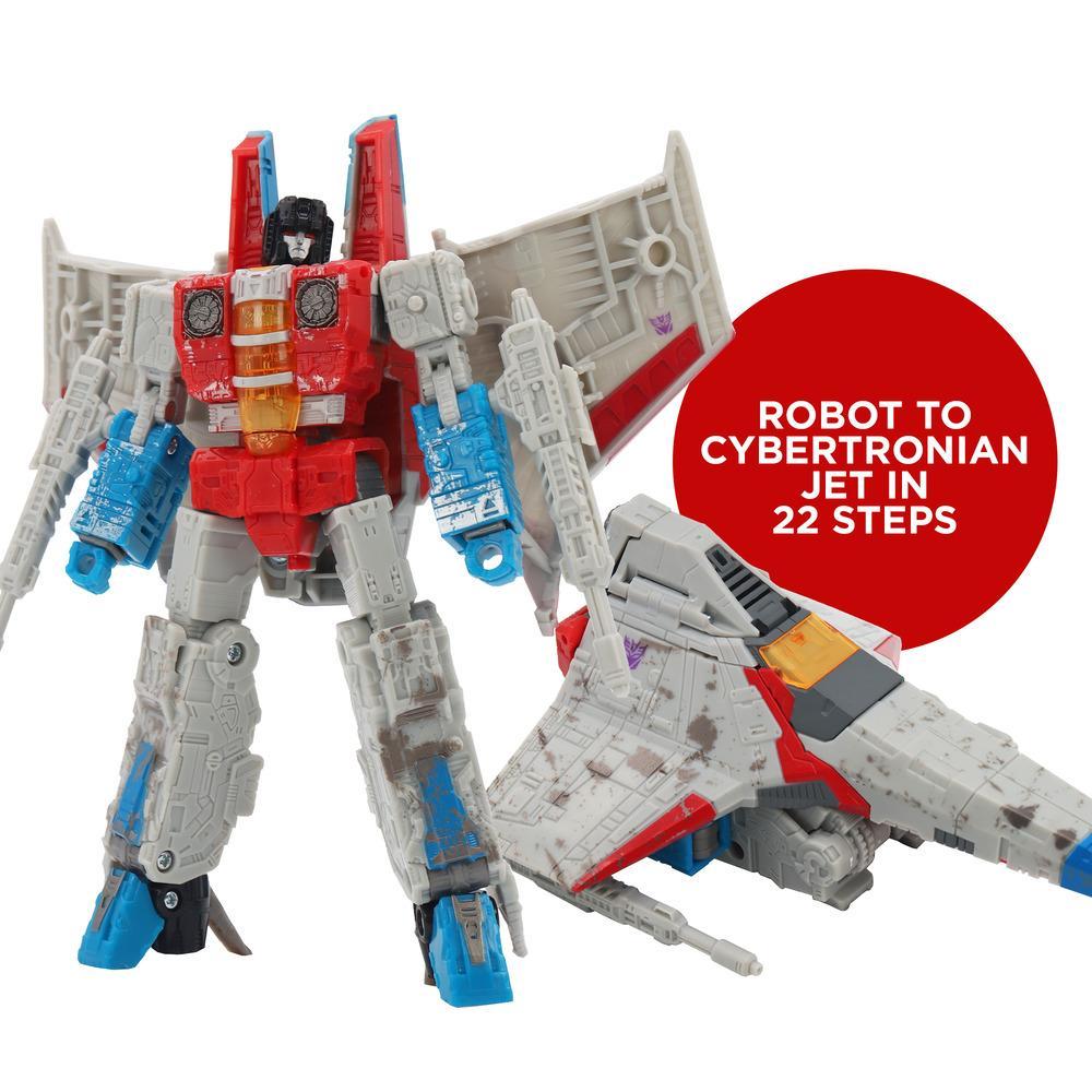 Hasbro Transformers Generations War for Cybertron Siege Voyager WFC-S24 Starscream Figure ฮาสโบร ทรานสฟอเมอร์ส เจเนอเรชั่น วอร์ ฟอร์ ไซเบอร์ตรอน WFC-S24 วอยเอเจอร์ คลาส หุ่นยนต์สตาร์สครีม 7 นิ้ว ลิขสิทธิ์แท้