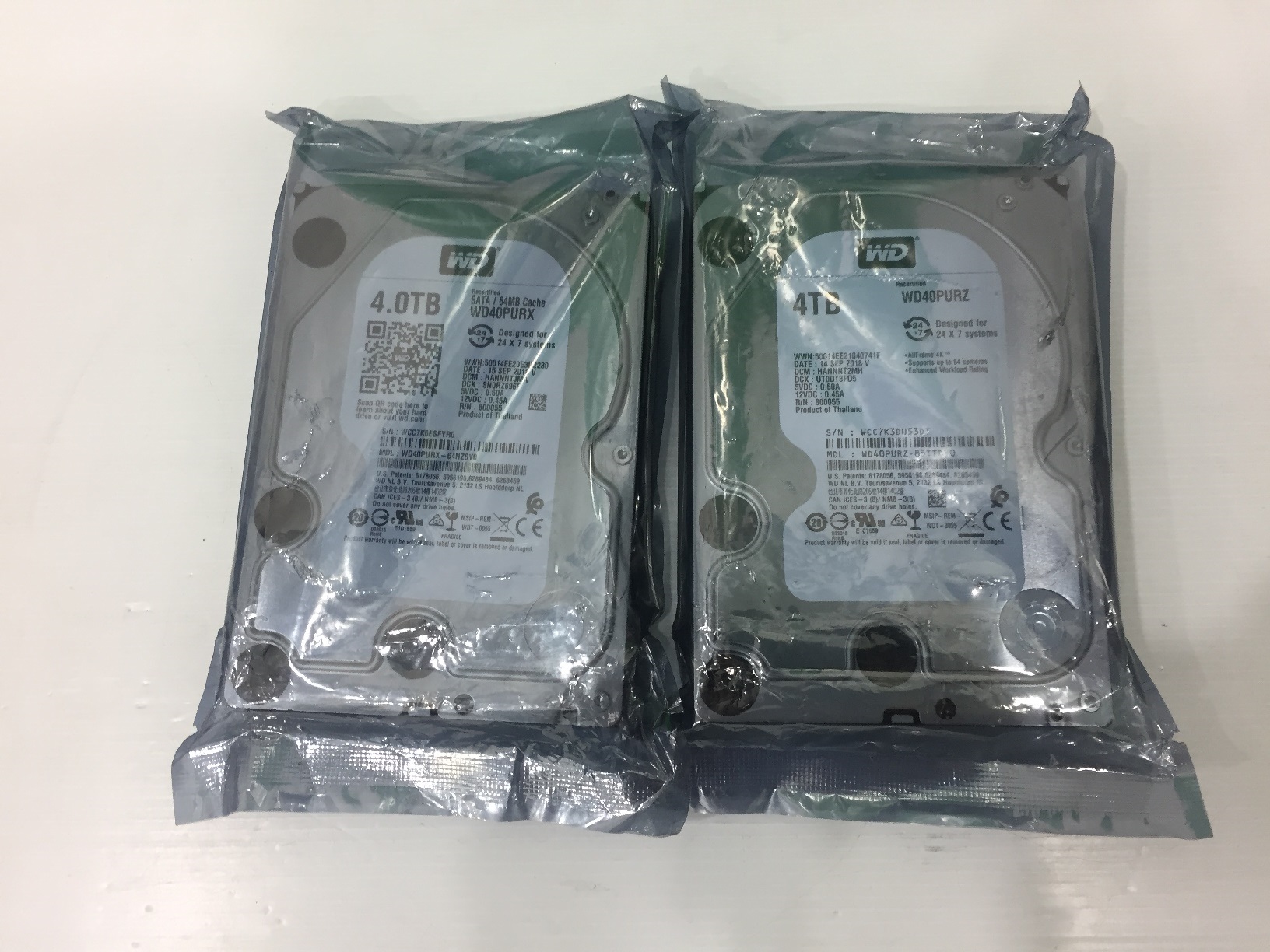 4TB. WD Purple ของใหม่เคลมมา 01/2019
