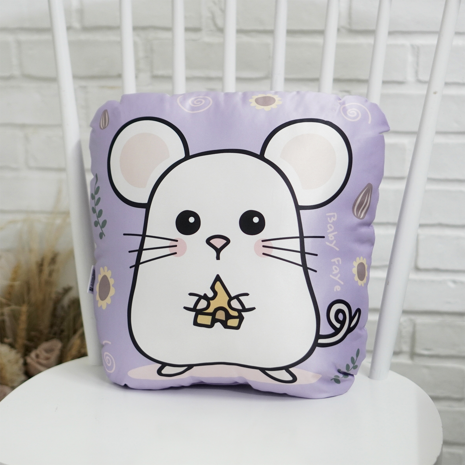 หมอนสั่งทำใส่ชื่อ ลาย Mini Mouse