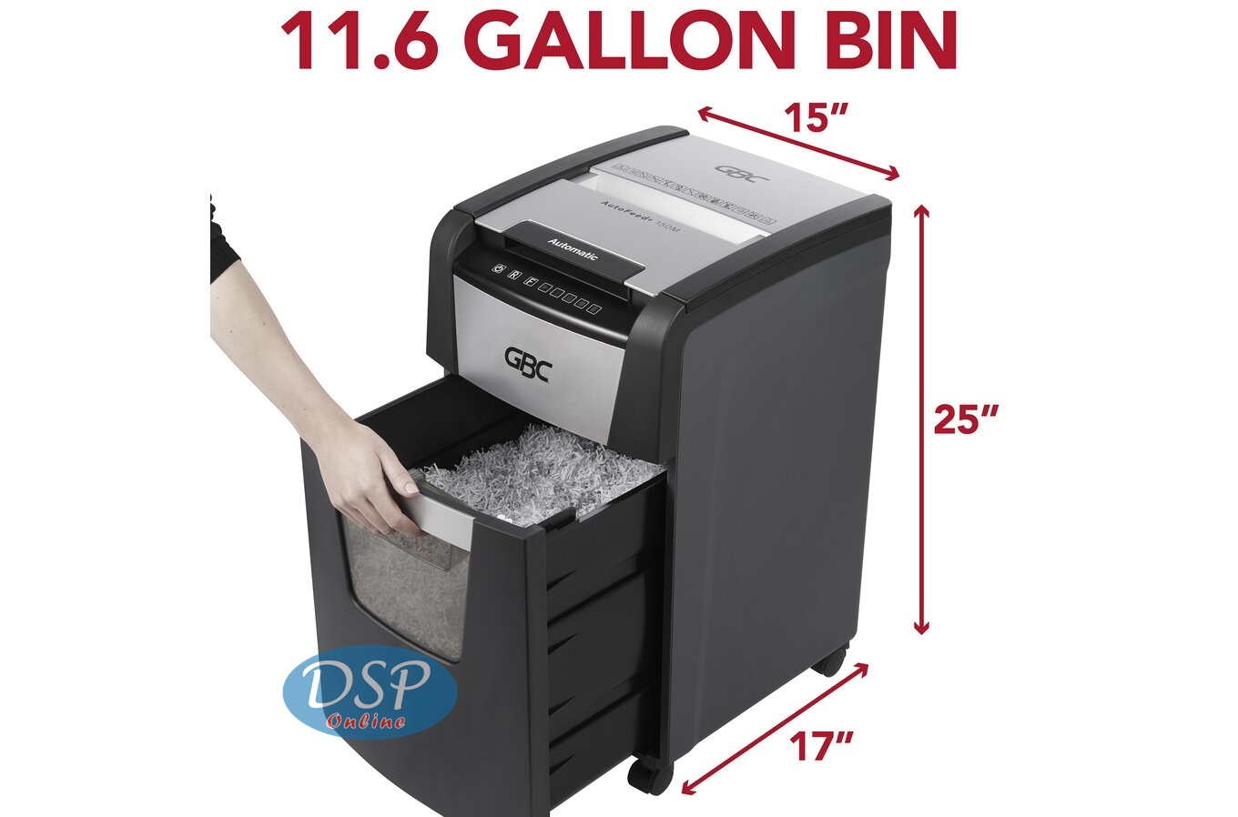 ขายถูก เครื่องทำลายเอกสาร GBC ShredMaster 150M Micro Cut 6 แผ่น