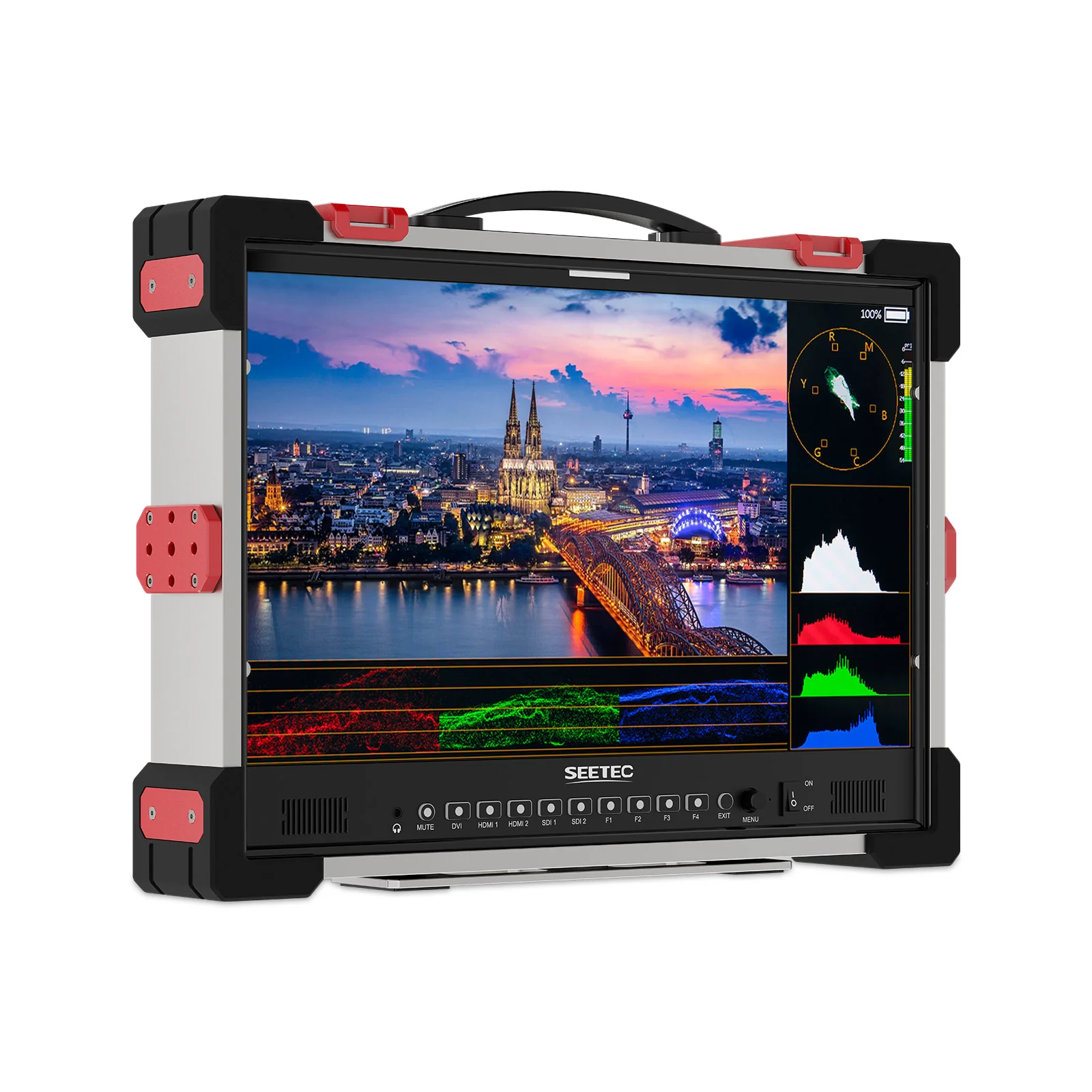 SEETEC P215 PRO-CO 21.5 inch 1000nit Portable Broadcast Monitor with SDI HDMI