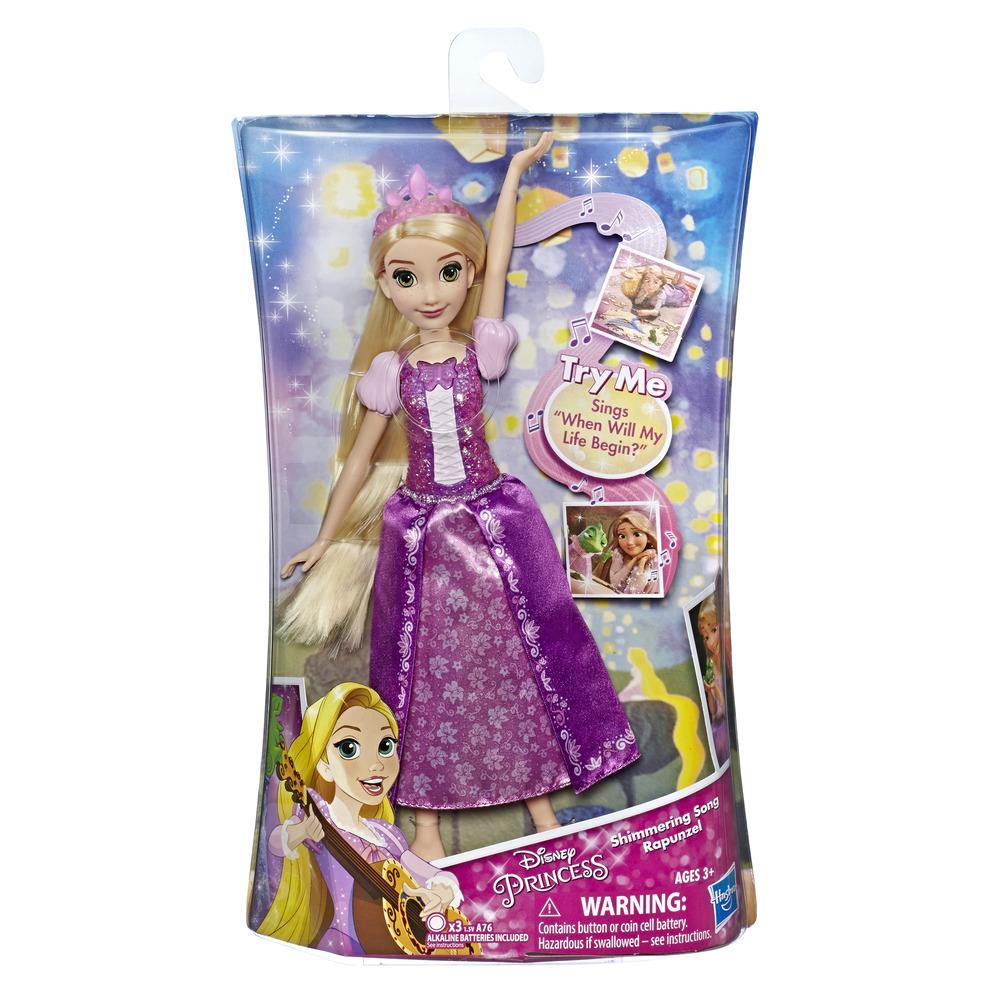 Hasbro Disney Princess Shimmering Song Rapunzel Singing Doll ฮาสโบร ดิสนี่ย์ ปริ๊นเซส ตุ๊กตาเจ้าหญิง ราพันเซล ขนาด 10.5 นิ้ว มีเสียงเพลง ลิขสิทธิ์แท้
