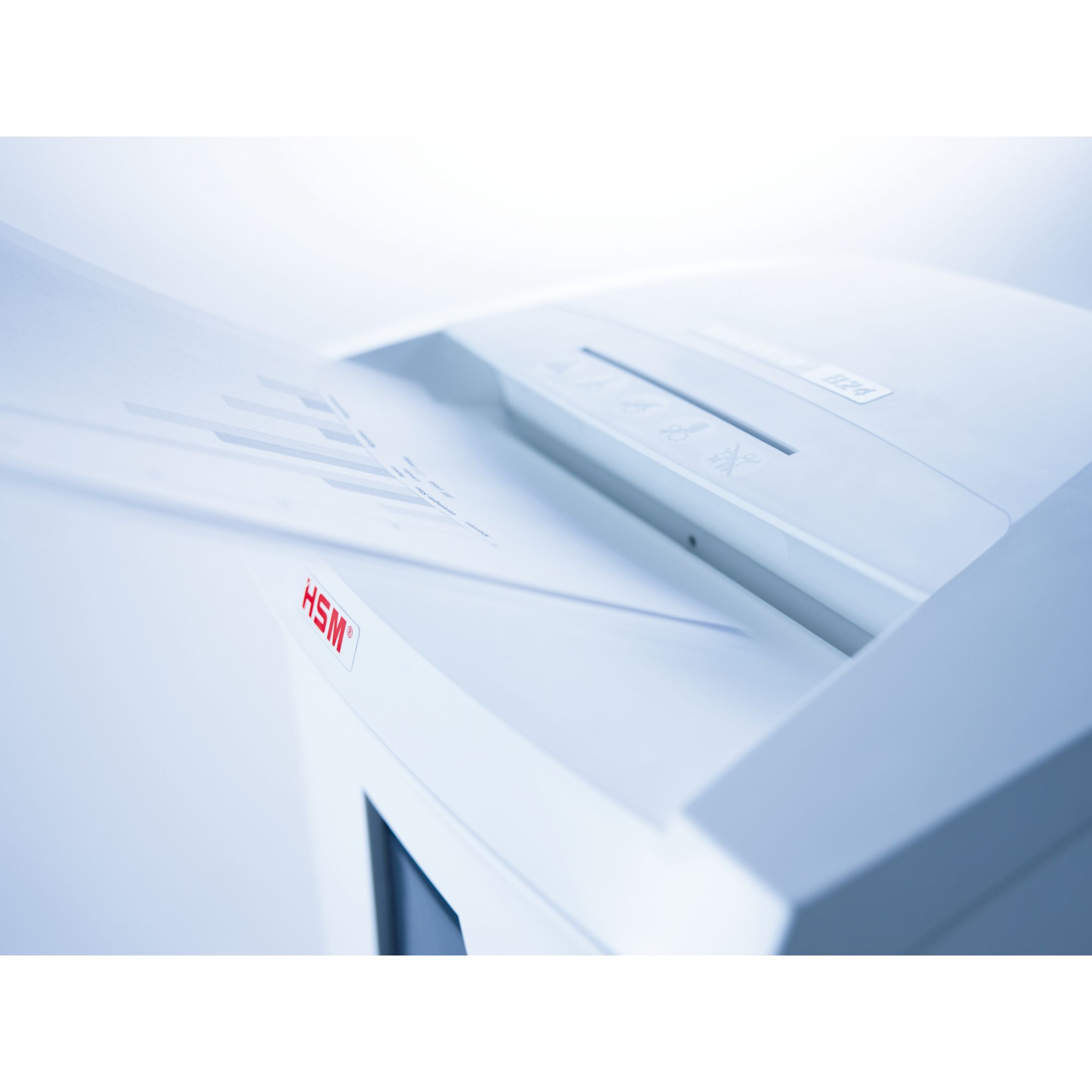 เครื่องทำลายเอกสาร HSM Securio B24 (1x5 mm.) 4-5แผ่น ตัดเป็นชิ้น