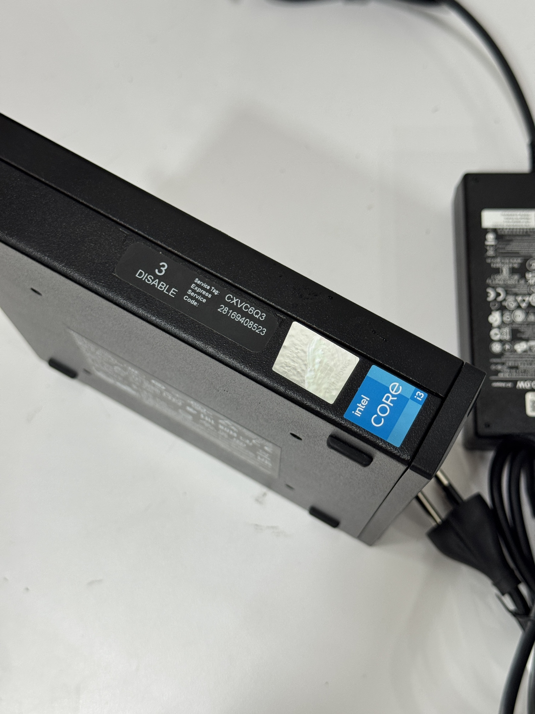 คอมพิวเตอร์ มินิพีซี Dell OptiPlex 5000 Micro(i3-12100T/16GB/M.2 256GB/HDD 1TB)+Adapter