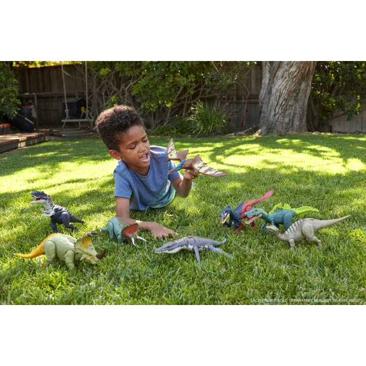 Mattel Jurassic World Roar Strikers Pteranodon (HDX42) แมทเทล จูราสสิค เวิลด์ ของเล่นแอ็กชั่นฟิกเกอร์ไดโนเสาร์ ทิแรโนดอน