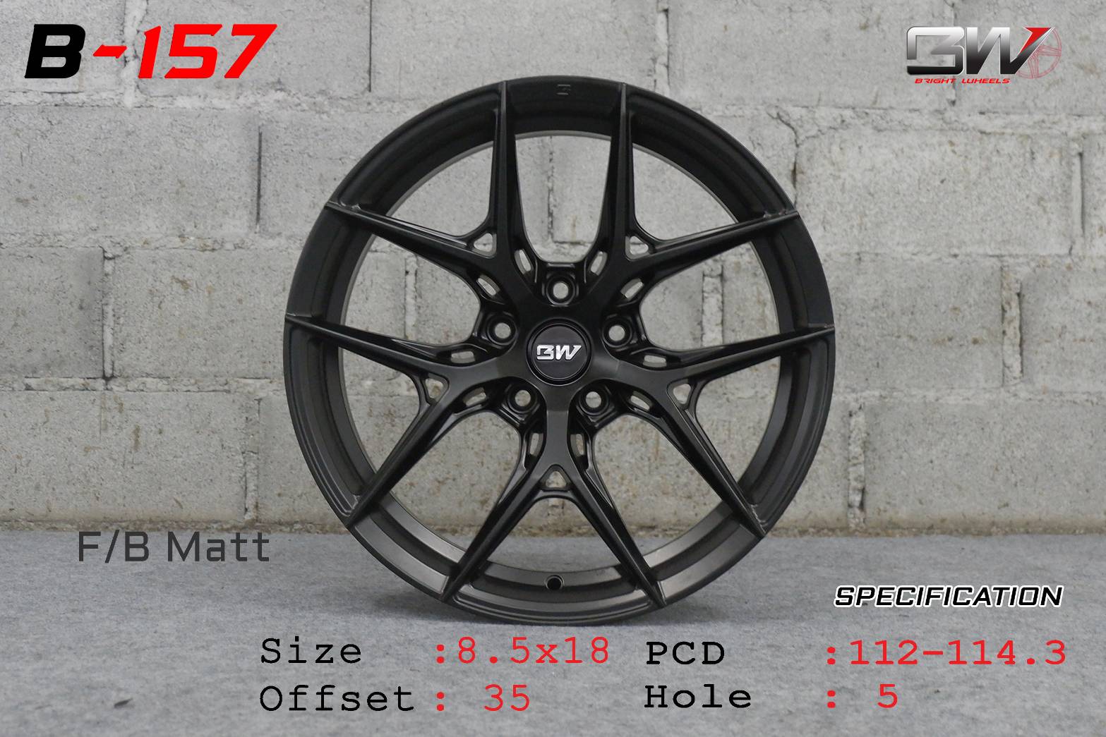 ล้อ BBS BS-157 18" สำหรับแต่งเบนซ์