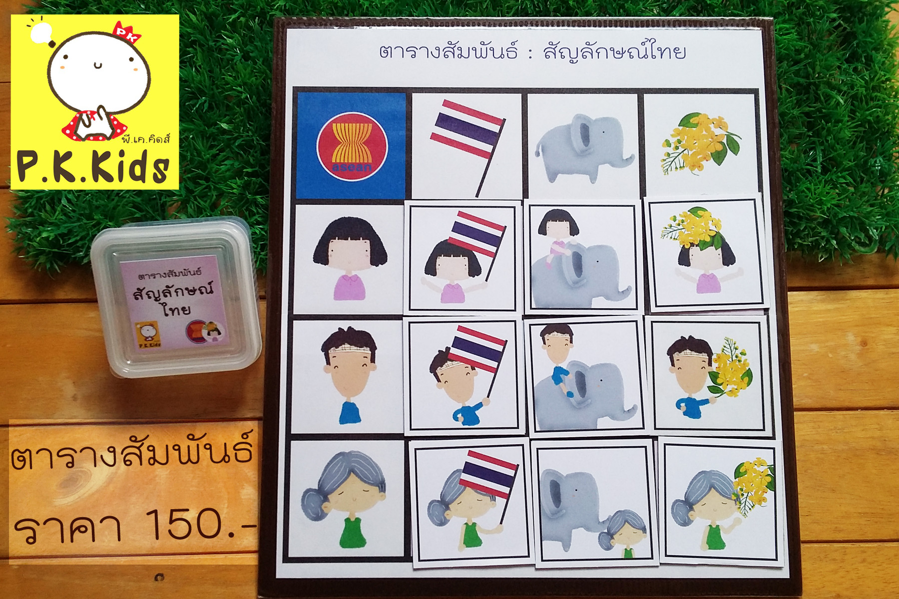 ตารางสัมพันธ์ : เอกลักษณ์ไทย
