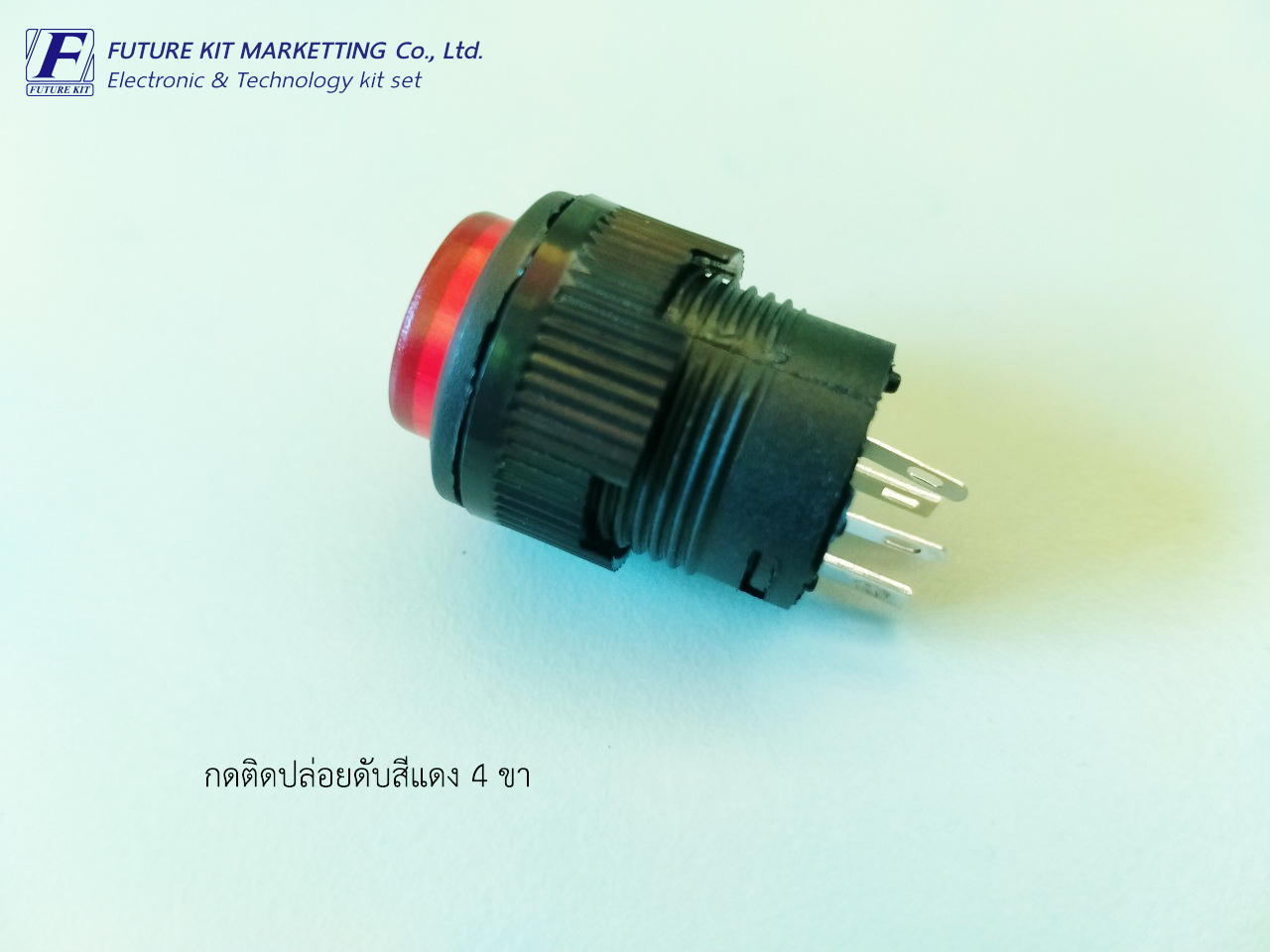 สวิตซ์กดติดปล่อยดับมีไฟ 4ขา