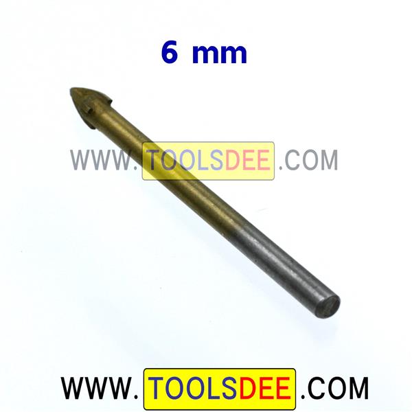 ดอกสว่านเจาะกระเบื้อง รูปใบโพธิ์คู่