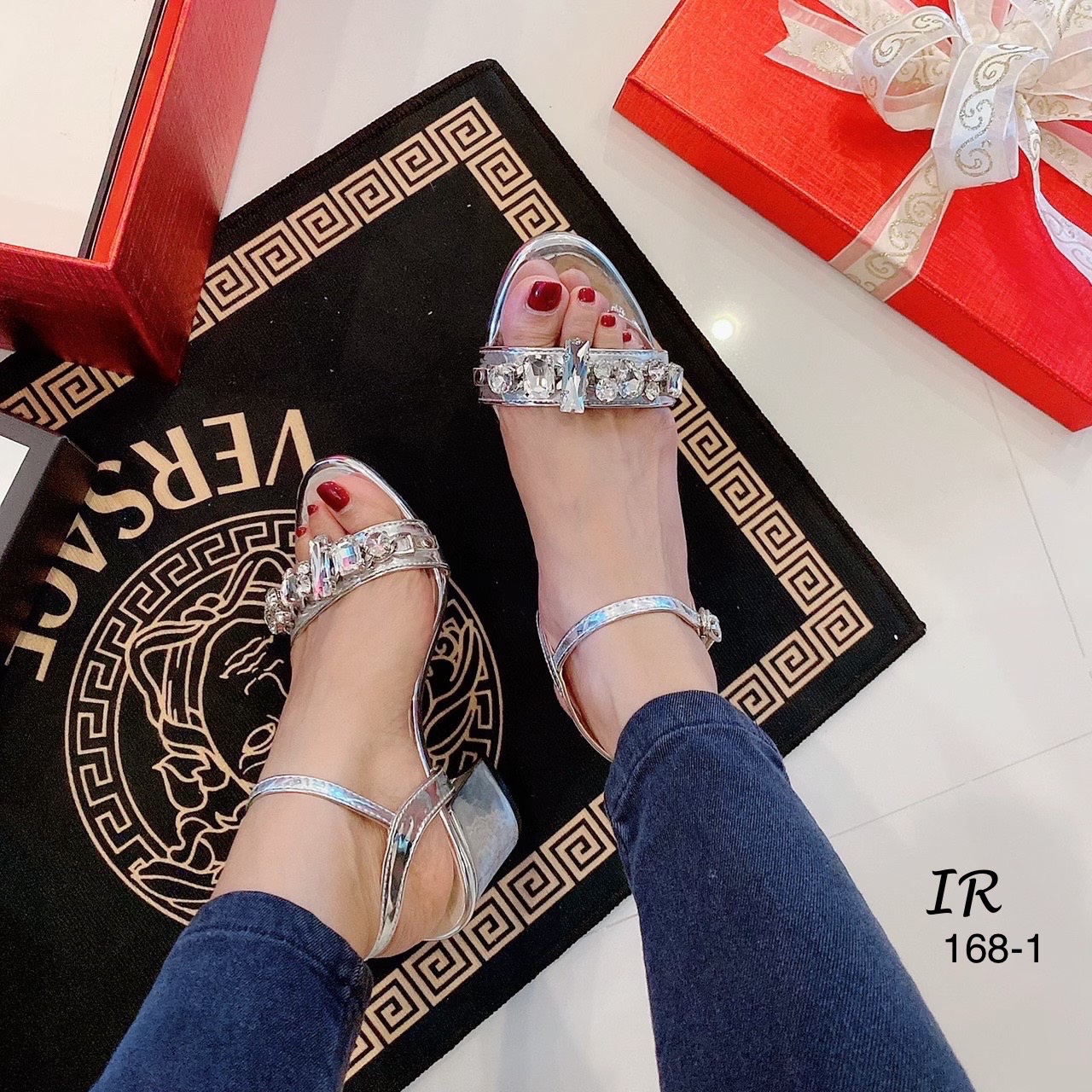 รองเท้าส้นตัน Style Miu Miu