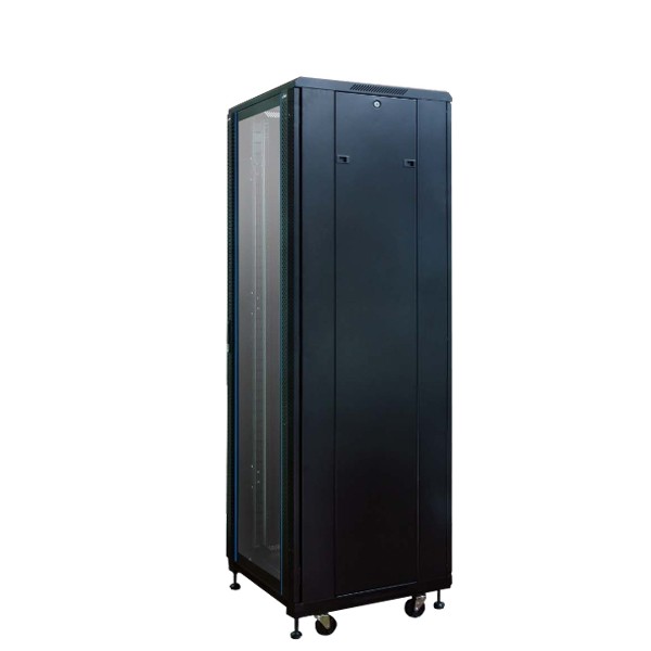 ขายถูก ตู้ Link CH-61042GW 19” Glass-Wave Server Rack 42U, (60x100x207cm.) Black *ส่งฟรีเขต กทม.และปริมณฑล
