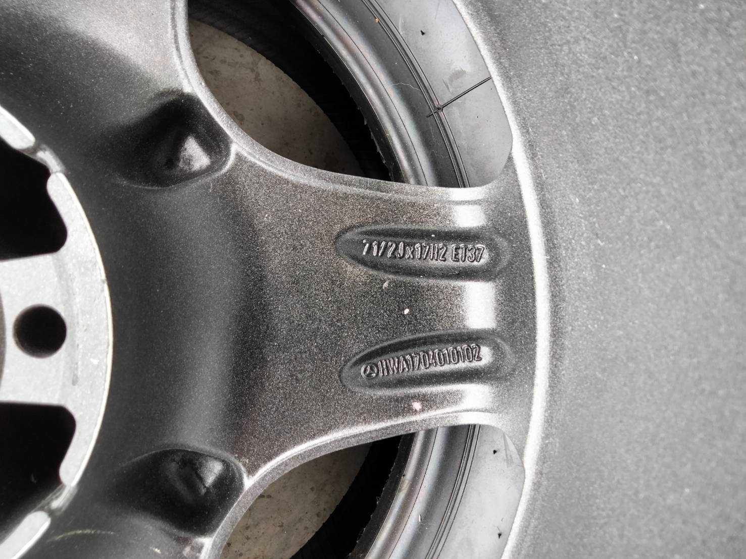 ล้อเบนซ์แท้ AMG ปลาดาว 17"