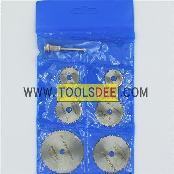 ใบตัดจิ๋ว HSS แกน 3 มม.(ชุด 6 ใบ)