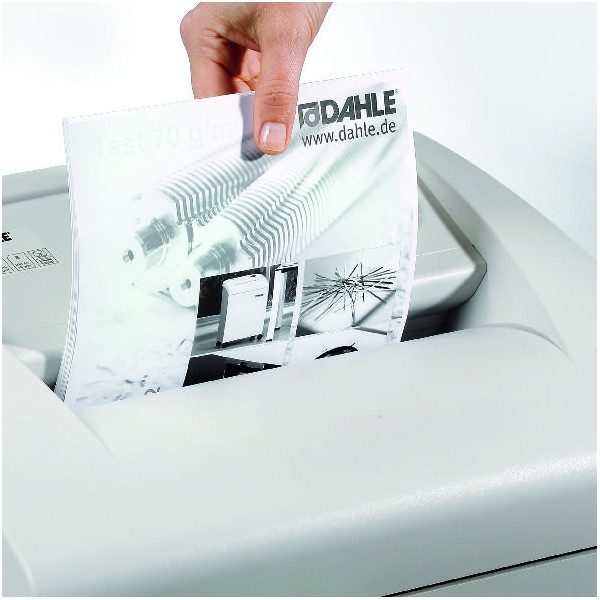 ขายถูก เครื่องทำลายเอกสารพร้อมเครื่องฟอกอากาศ DAHLE รุ่น 41304 ตัดครั้งละ 23 แผ่น/ครั้ง ( A4/70) ตัดตรง DAHLE CleanTEC® Paper Shredders