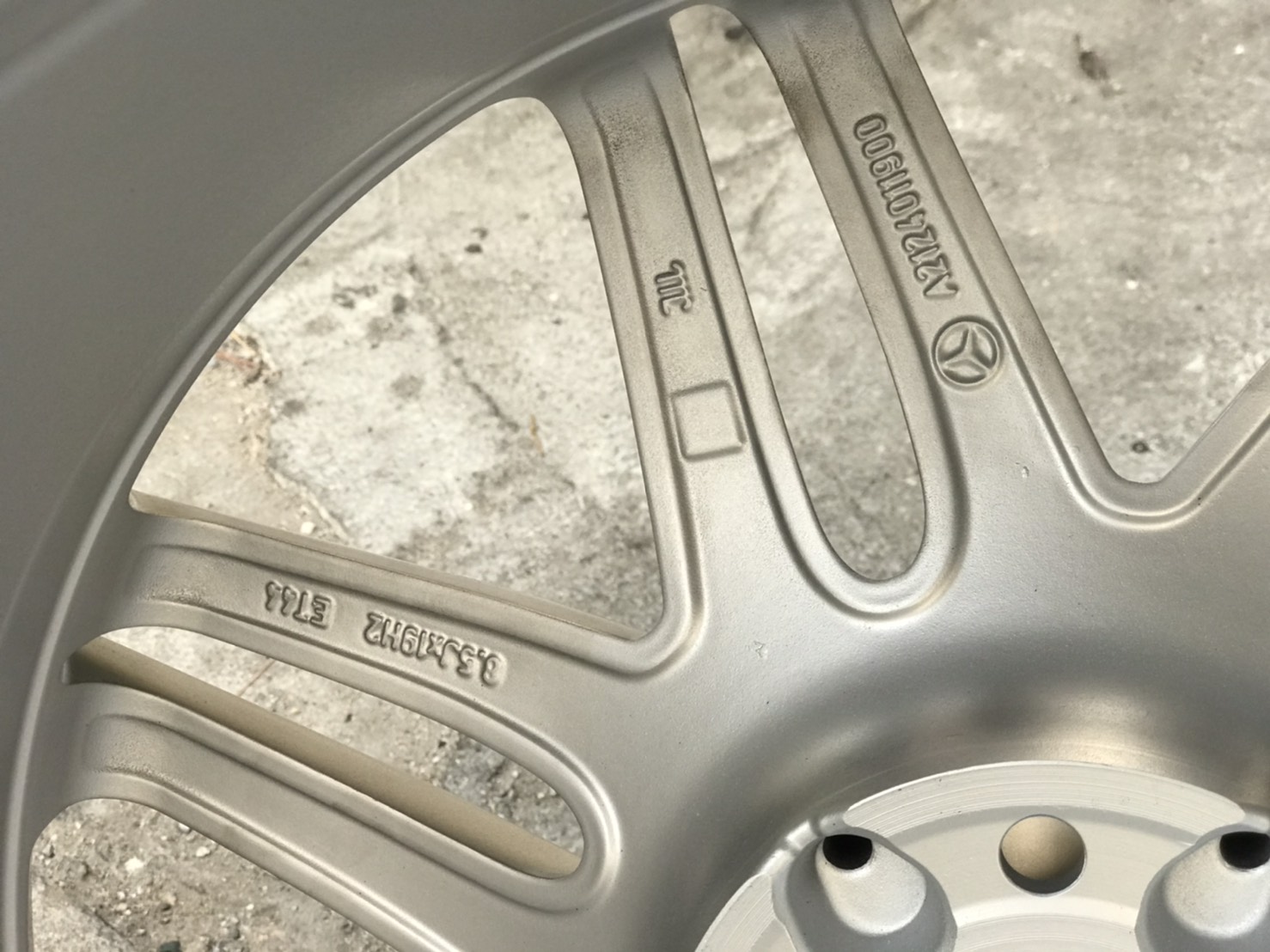 ล้อแท้ AMG Twin 7 Spoke 19" w212