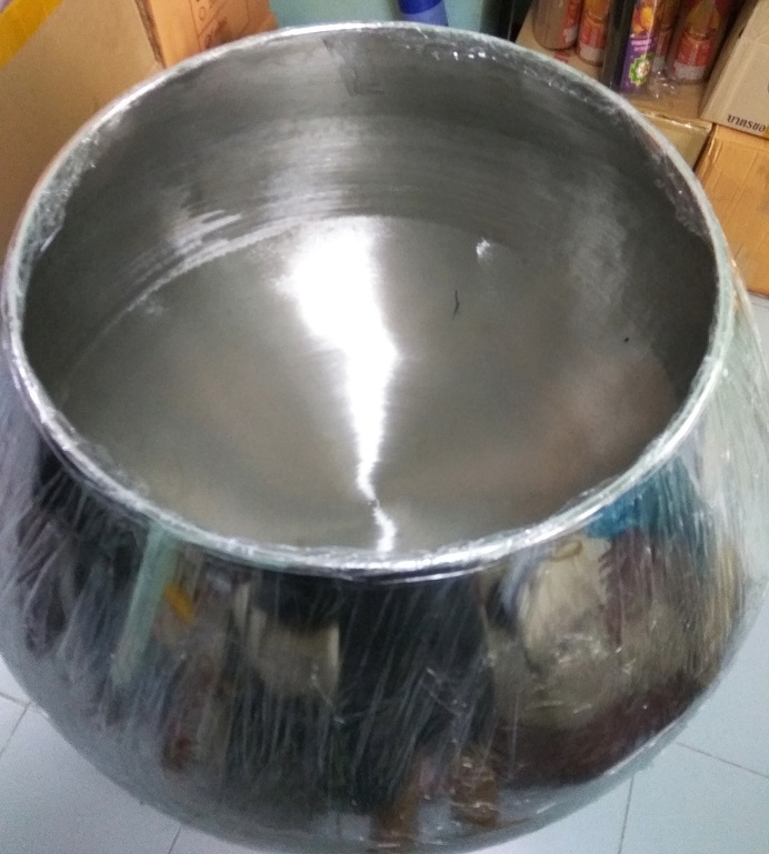 บาตรสแตนเลส (บาตรสแตนเลสใบใหญ่) บาตรออมสิน บาตรน้ำมนต์ สแตนเลสอย่างดี