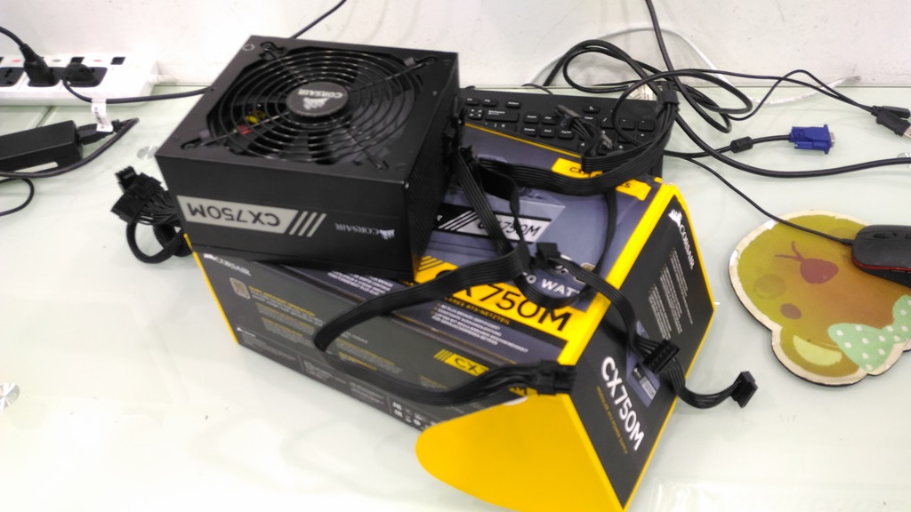 CORSAIR CX750M 750w (80+ bronze) ประกัน 4ปีครึ่ง