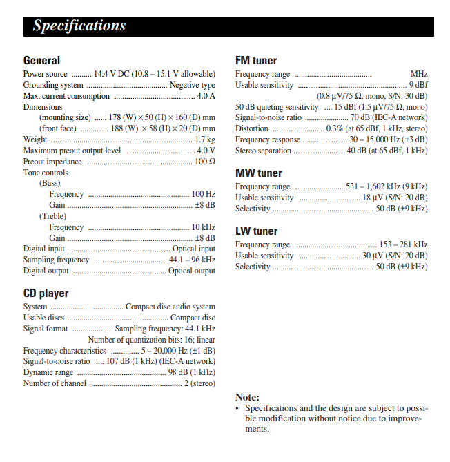 PIONEER Carrozzeria DEX-P01 + DEQ-P01