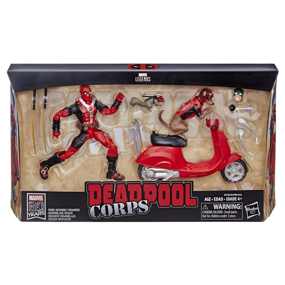 Hasbro Marvel Legends Series 80th Anniversary 6-inch Deadpool Action Figure with Scooter ฮาสโบร มาร์เวล เลเจนด์ ซีรี่ย์ส 80 ปี หุ่นโมเดลฟิกเกอร์ เด๊ดพูล ขนาด6 นิ้ว พร้อมสกู๊ทเตอร์ ลิขสิทธิ์แท้