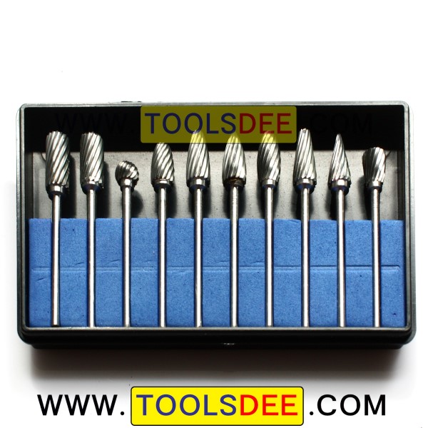 ดอกเจียรคาร์ไบด์ แกน 2.3 mm หัวเจียร ขนาด 6 มิล Single Cut