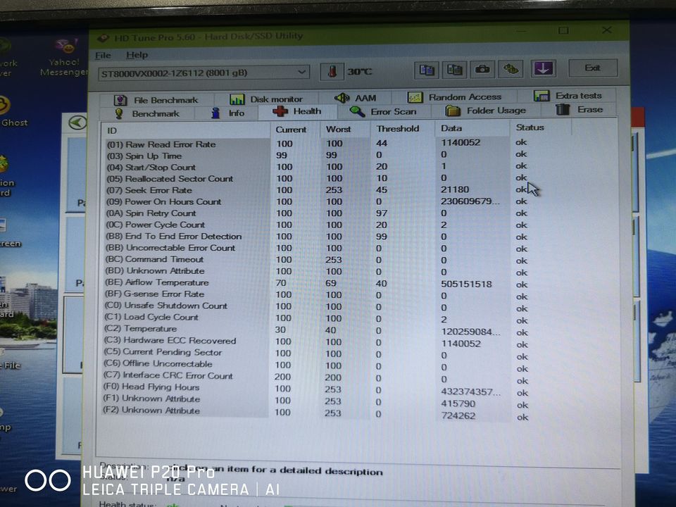 8TB. SEAGATE ST8000VX0002 มือสอง สภาพของใหม่ยังไม่ได้ใช้งานแกะทดสอบ ประกัน3เดือน