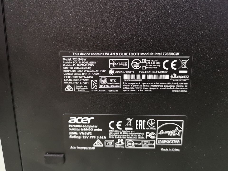 ACER VERITON N4640G Micro PC