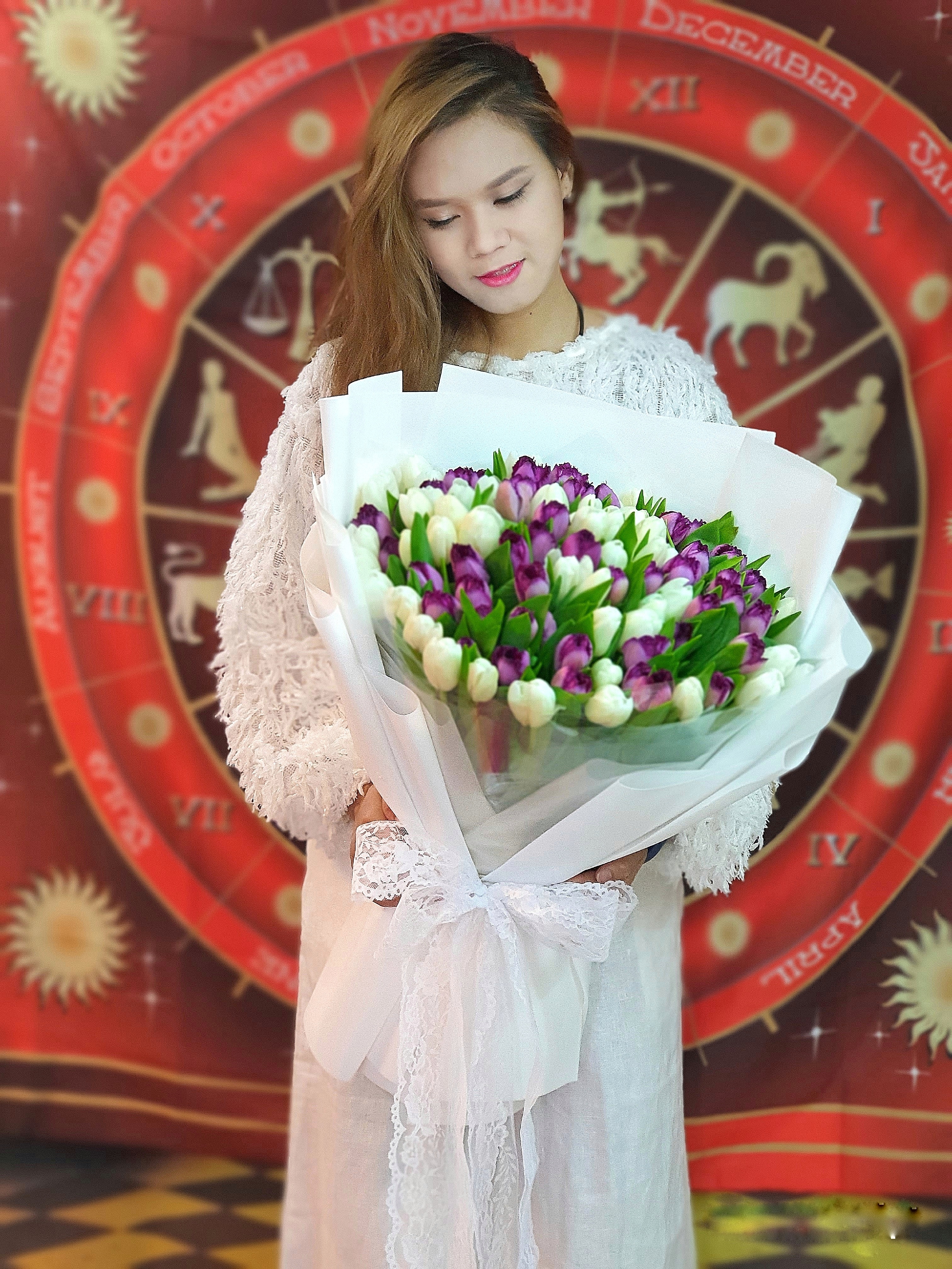 ช่อดอกทิวลิป100ดอกสวยๆ