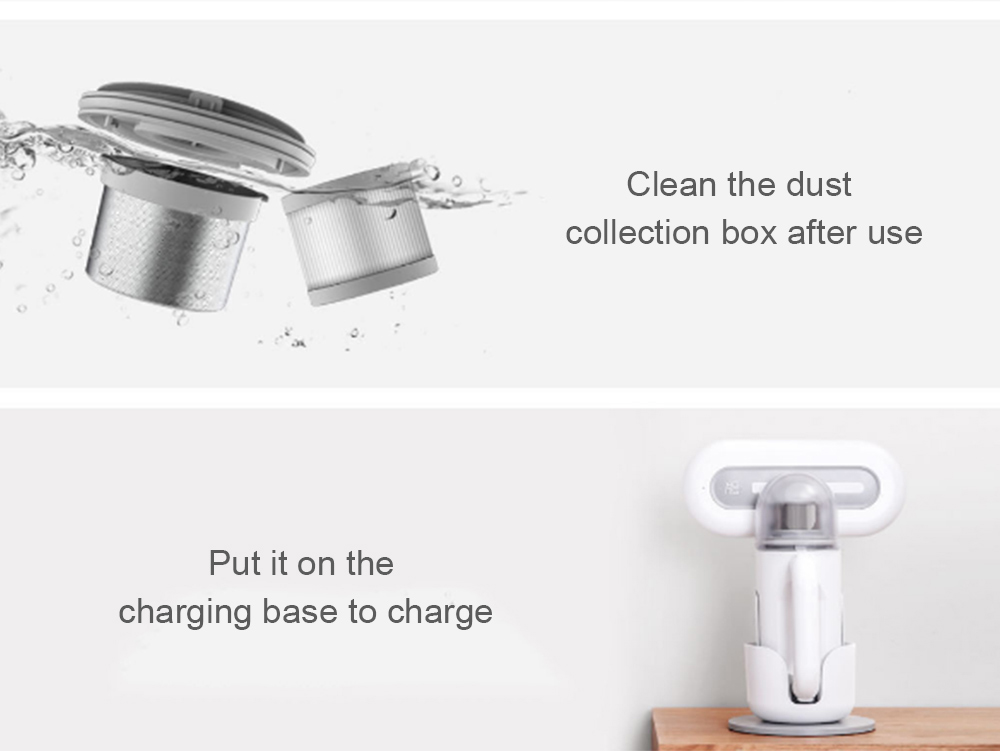 ขายถูก Xiaomi Wireless Handheld Dust Mite Controller Vacuum เครื่องดูดไรฝุ่น KC101 Pro (ของแท้ประกันศูนย์)