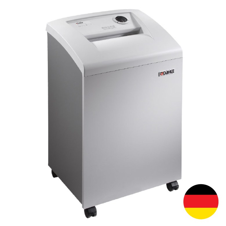 ขายถูก เครื่องทำลายเอกสารพร้อมเครื่องฟอกอากาศ DAHLE รุ่น 41304 ตัดครั้งละ 23 แผ่น/ครั้ง ( A4/70) ตัดตรง DAHLE CleanTEC® Paper Shredders