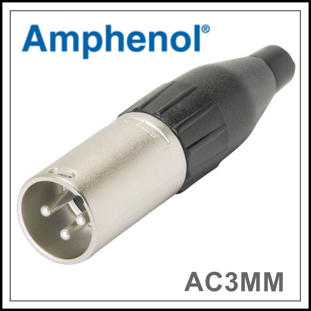 XLR 3P (ตัวผู้) AMPHENOL / AC3MM สอบถาม-สั่งซื้อLine ID: @tw-electronics