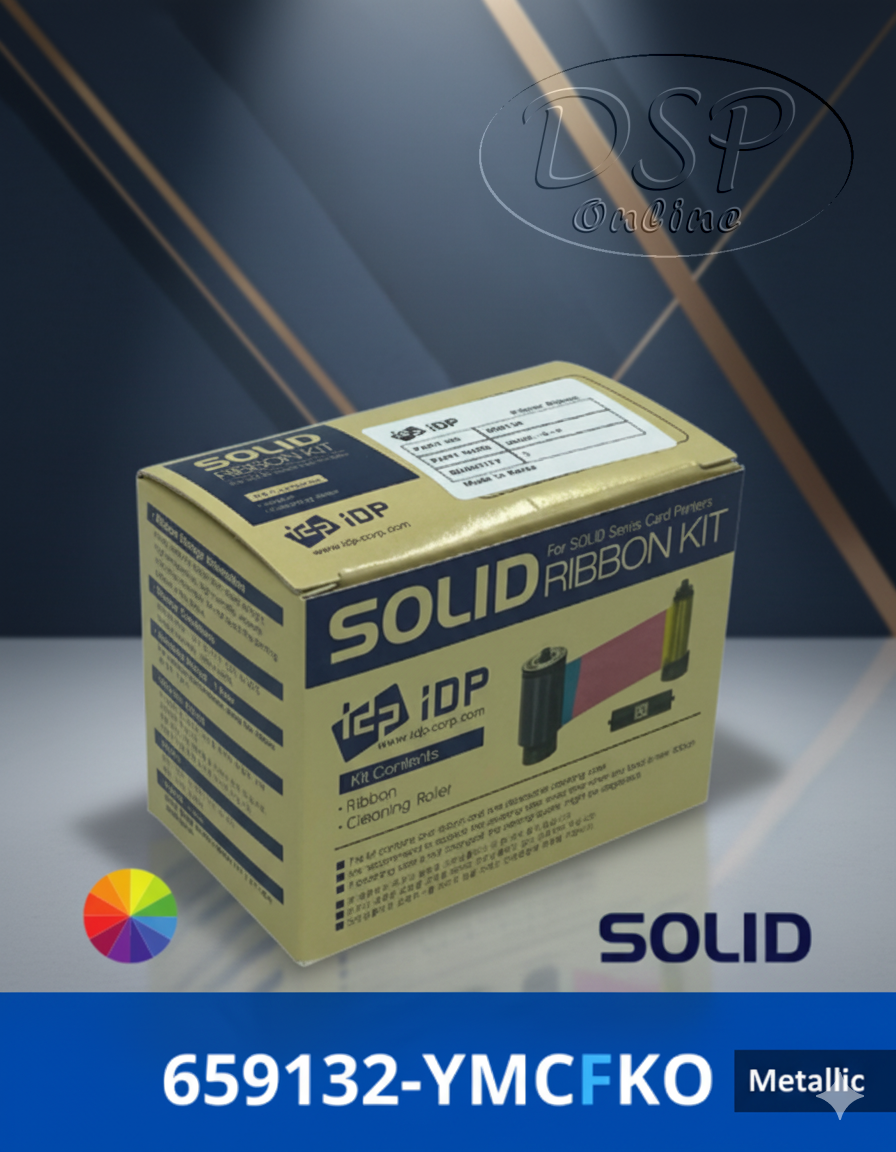 ขายถูก ริบบอนแท้ IDP Solid 659132 YMCFKO สำหรับเครื่องพิมพ์บัตร – คุณภาพสูง มาตรฐานโรงงาน