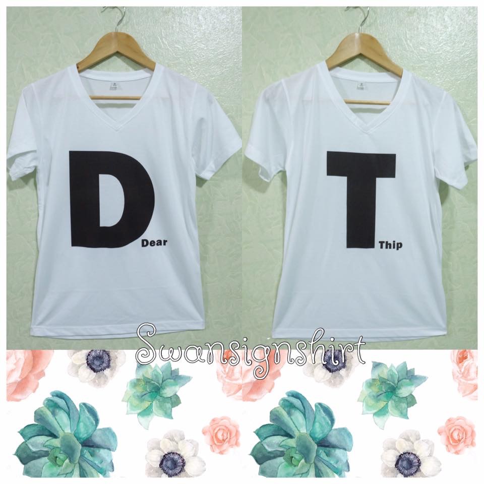 รีวิว เสื้อคู่พี่น้อง สกรีนชื่อ-อักษร