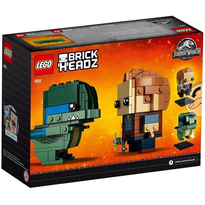 ตัวต่อเสริมทักษะ LEGO BrickHeadz - Owen & Blue รุ่น 41614