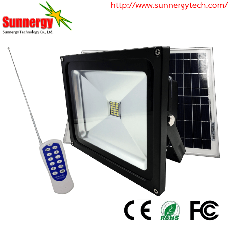 โคมไฟ LED Solar Flood Light ขนาด 10W 12V รุ่น STCLF-TSGS10W3