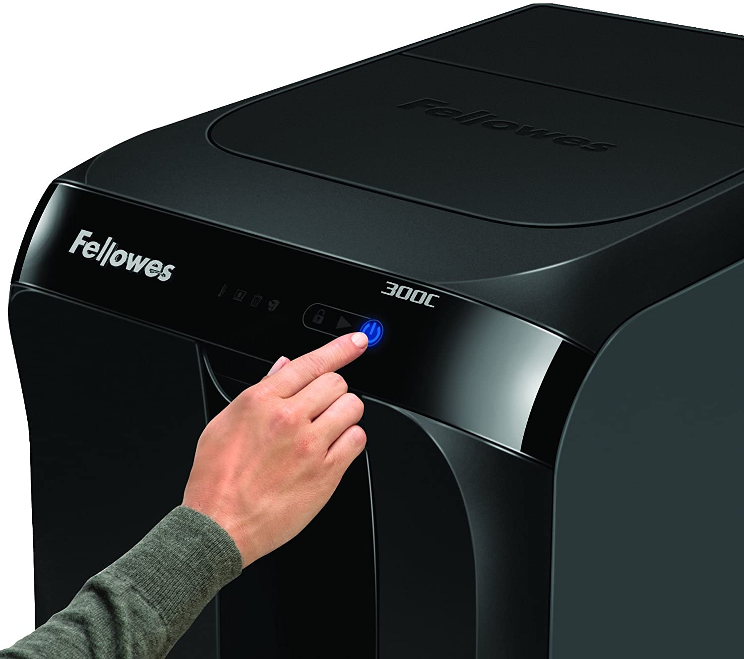 ขายถูก เครื่องทำลายเอกสาร Fellowes Auto MAX 300C บรรจุกระดาษได้ 300 แผ่น เครื่องทำลายเอกสารแบบอัตโนมัติ