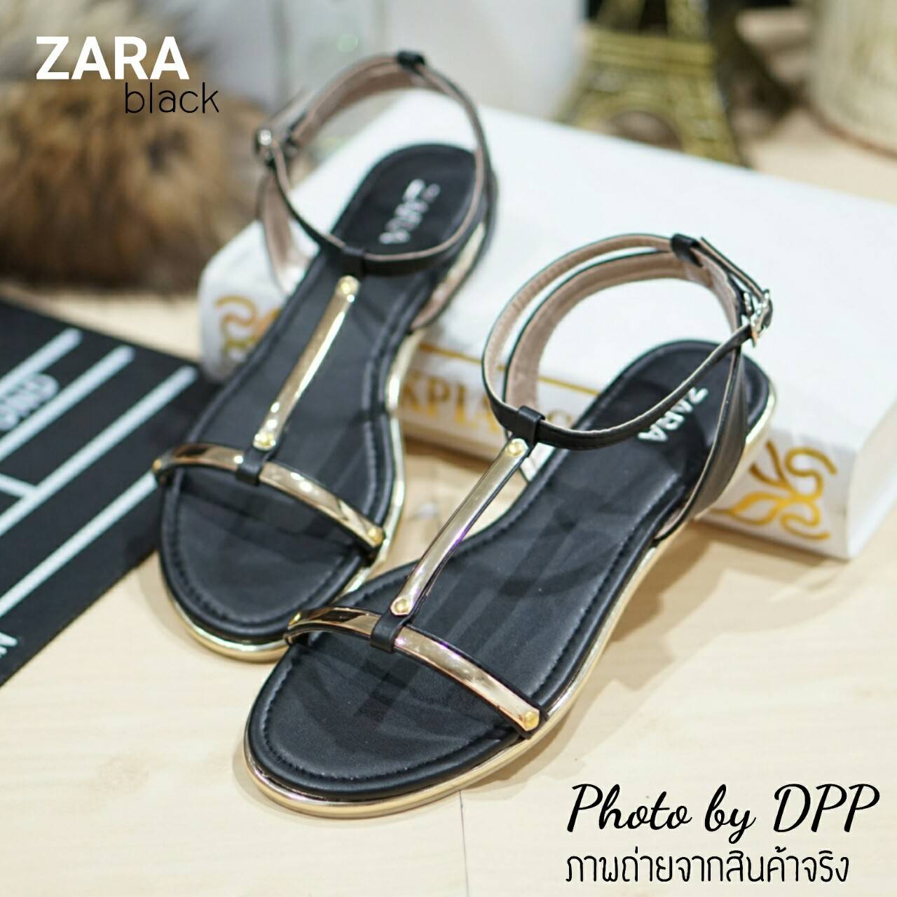 พร้อมส่ง : รองเท้าลำลอง ZARA 2015 (สีดำ)