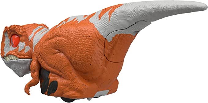 Mattel Jurassic World Uncaged Click Tracker Atrociraptor (GYN42) แมทเทล จูราสสิค เวิลด์ ของเล่นแอ็กชั่นฟิกเกอร์ไดโนเสาร์ อโทรซิแรปเตอร์ สีส้มแครอท