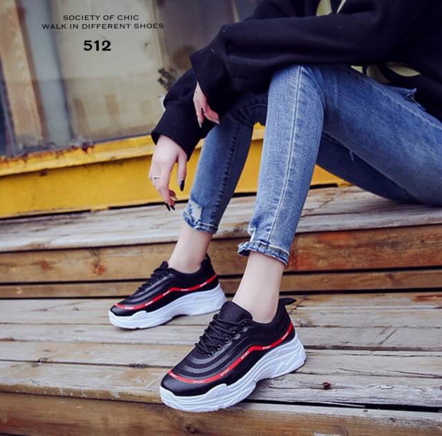 รองเท้าผ้าใบ Style Nike Air Max (สีดำ)