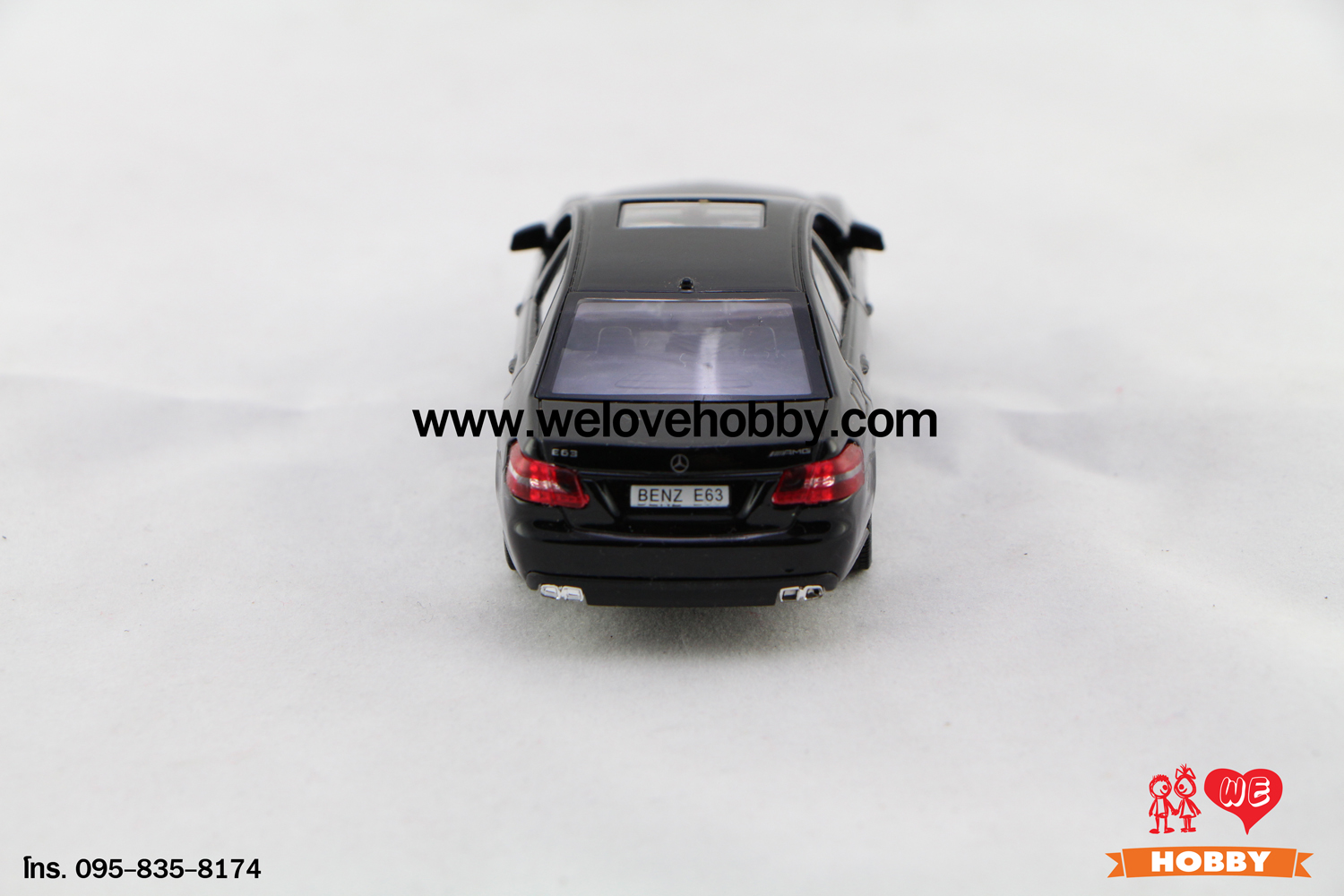 โมเดลรถ Mercedes-Benz E63 AMG สีดำ Black E-Class Scale 1:36