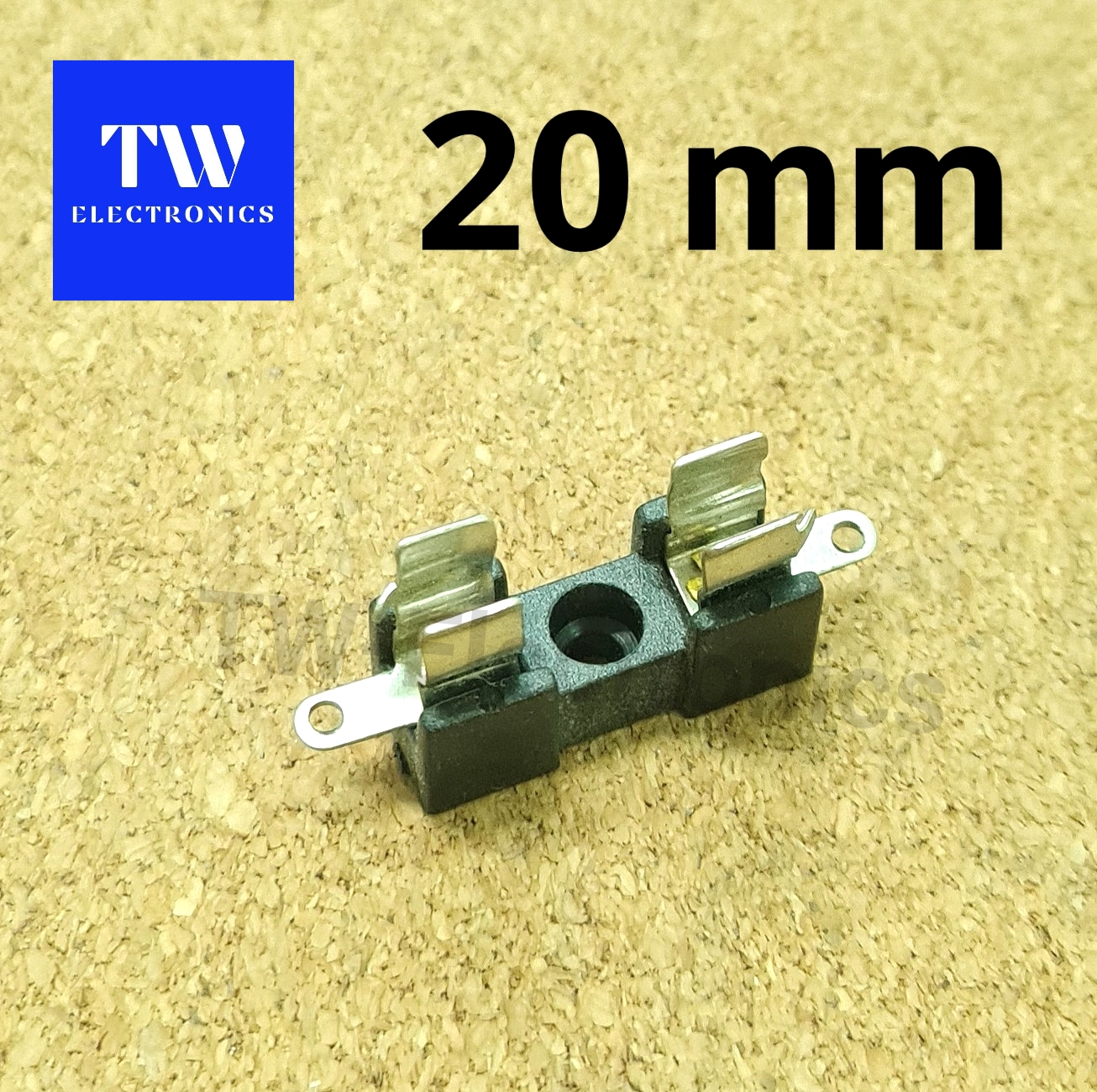 กระบะฟิวส์แก้ว 1 ช่อง (5×20mm) / TFH201