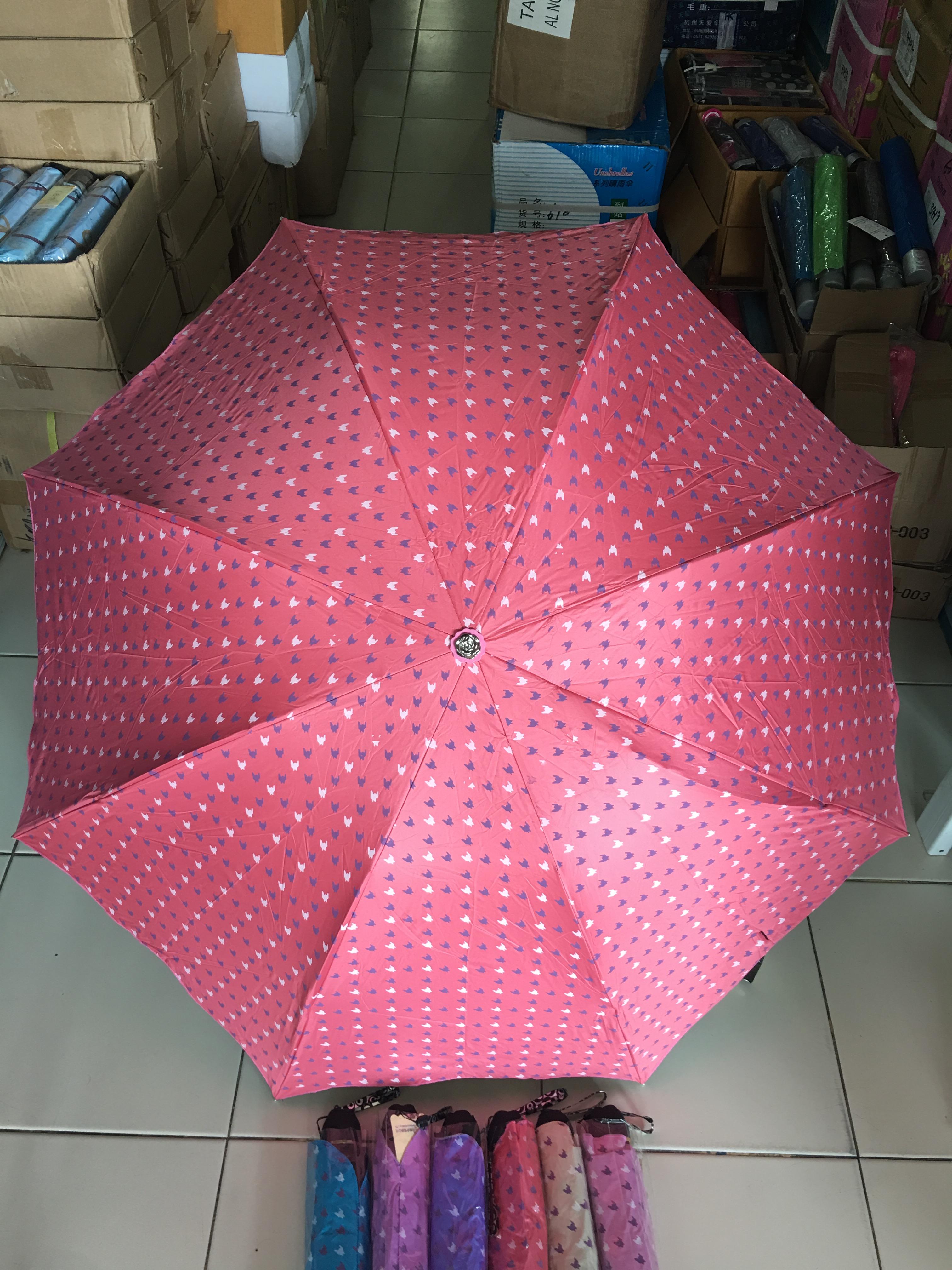 ร่มโค้งแฟชั่นยูวีดำรหัส3413