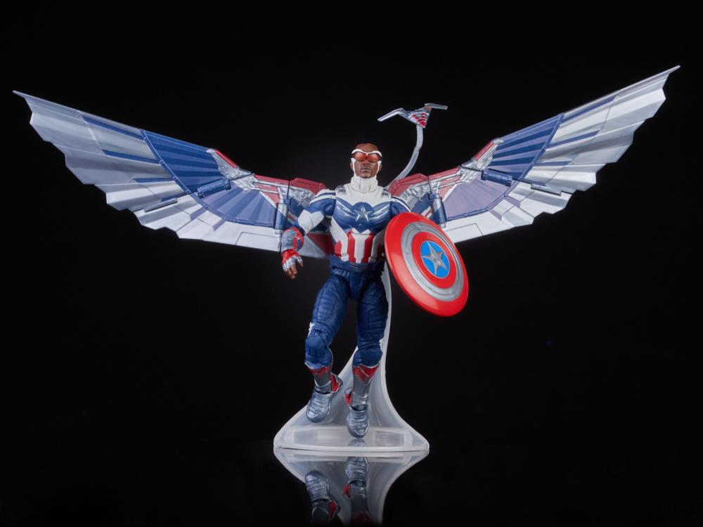 Hasbro Marvel Legends Series Disney+ Set of 7 (Captain America Flight Gear BAF) Action Figure ฮาสโบร มาร์เวล เลเจนด์ ซีรี่ย์ส ดิสนี่ย์ พลัส ครบเซ็ต7ตัว พร้อม BAF ปีกกัปตันอเมริกา ลิขสิทธิ์แท้