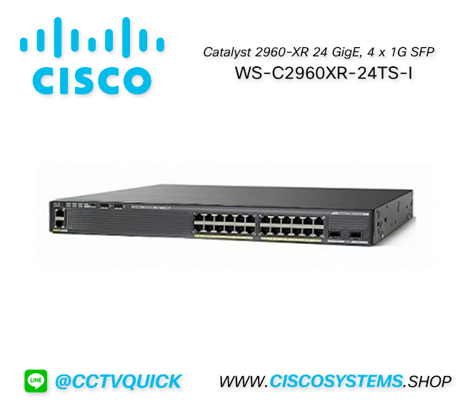 EOL WS-C2960XR-24TS-I (Cisco Catalyst 2960-XR 24 GigE, 4 x 1G SFP, IP Lite) ** C9200-24T-E