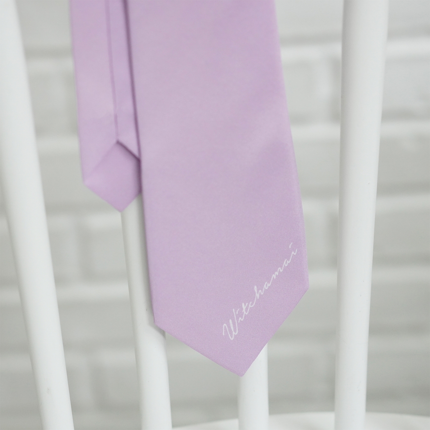 เนคไท สั่งทำใส่ชื่อ ขนาด 3" - Minimal - Lavender