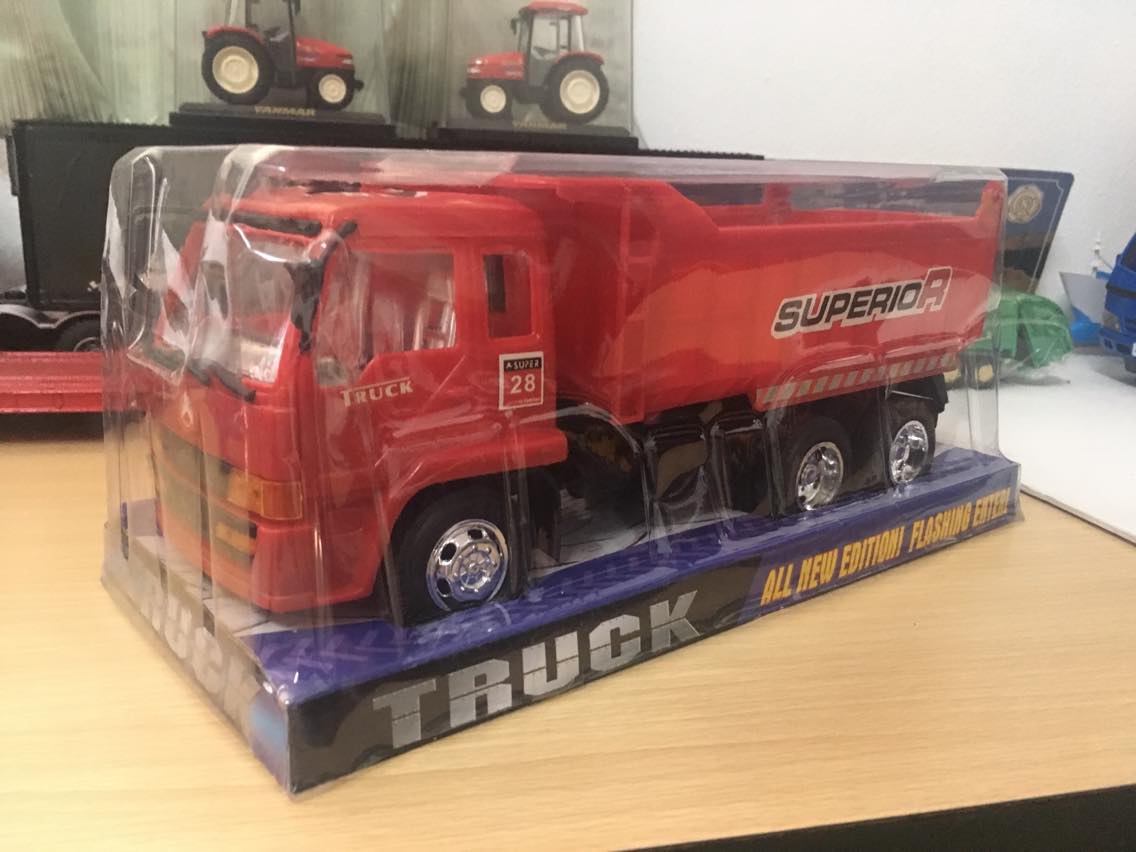 รถดั๊มของเล่นพลาสติก รถดั้มไอ้หลง