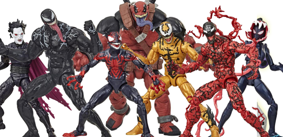 Hasbro Marvel Legends Series Venom Set of 6 (Venompool BAF) 6-inch Figure ฮาสโบร มาร์เวล เลเจนด์ ซีรี่ย์ส เวน่อม ครบเซ็ต6ตัว พร้อมBAF เวน่อมพูล ลิขสิทธิ์แท้