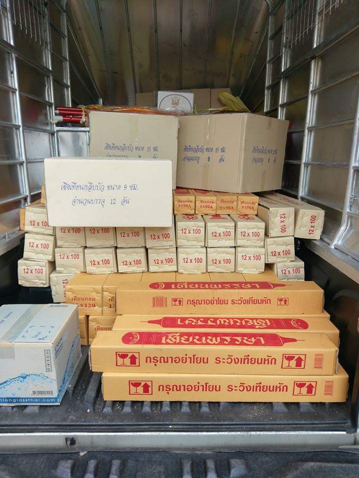 เทียนพรรษาเรียบ (ราคาขายส่ง)