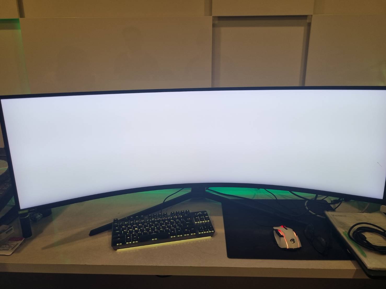 MONITOR (จอมอนิเตอร์) SAMSUNG ODYSSEY G9 LC49G95TSSEXXT VA 49 INCH CURVED 2K 240Hz